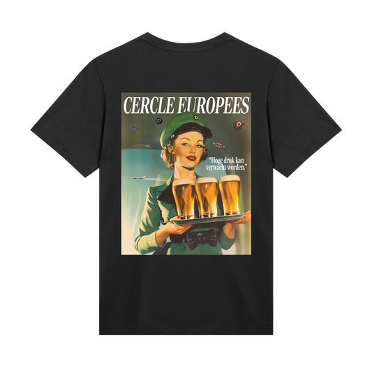 CERCLE EUROPEES TEE (ZWART)